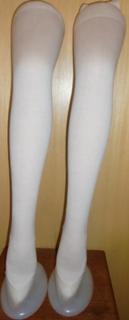 xxM274M 1870-80 White Cotton Stockings